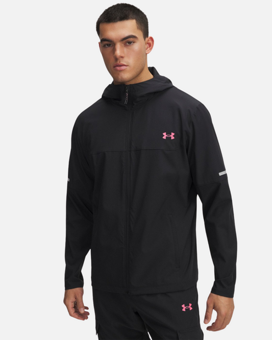 Veste Under Armour Tech Utility Woven - Noir/Rose
