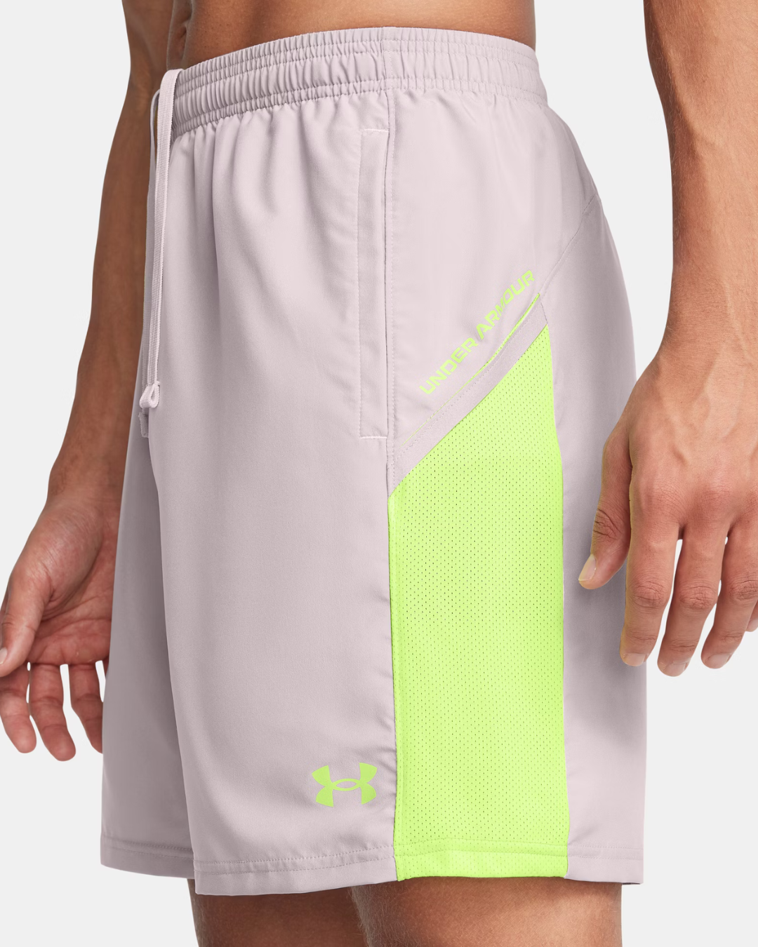 Short Under Armour Running Tech Utility - Gris/Jaune