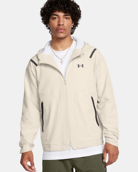 Veste Under Armour Running Unstoppable Left Chest - Blanc