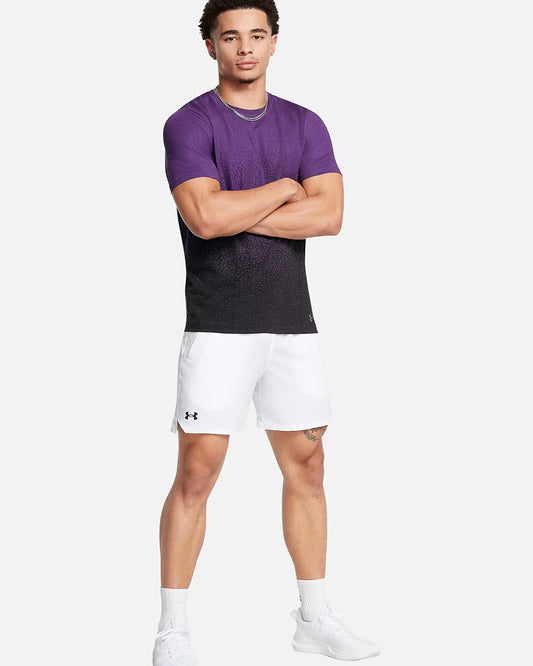 Short Under Armour Vanish tissé - Blanc