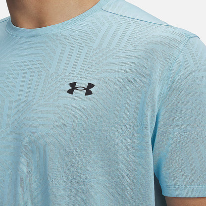 T-shirt Under Armour Tech Vent Geotessa - Bleu