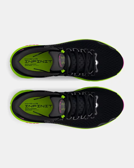 Under Armour UA HOVR™ Infinite 4 - Noir/Rose/Vert