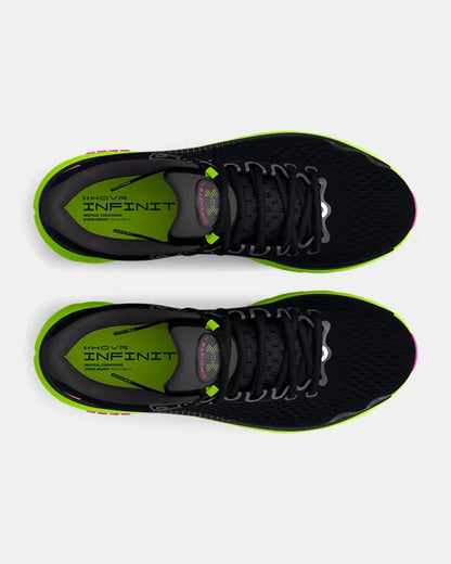 Under Armour UA HOVR™ Infinite 4 - Noir/Rose/Vert