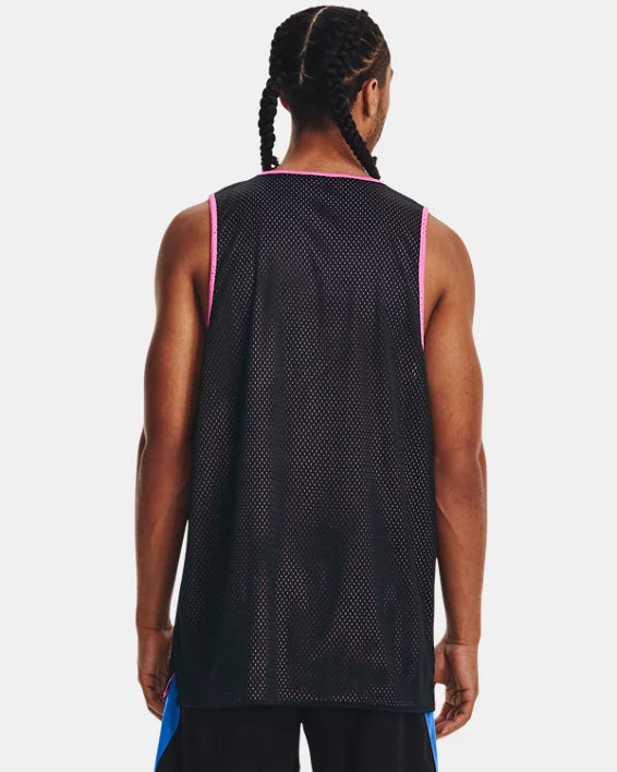 Débardeur réversible Under Armour Baseline - Noir/Rose