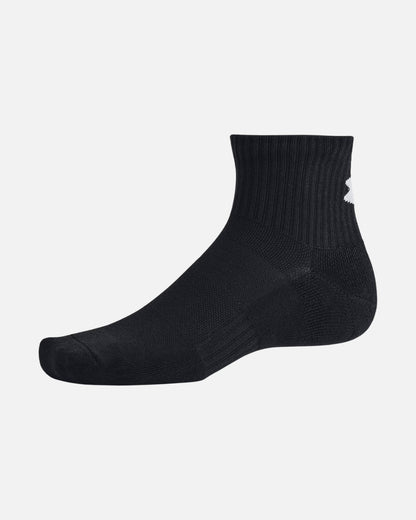 Pack de 3 paires de chaussettes 3/4 Under Armour - Noir