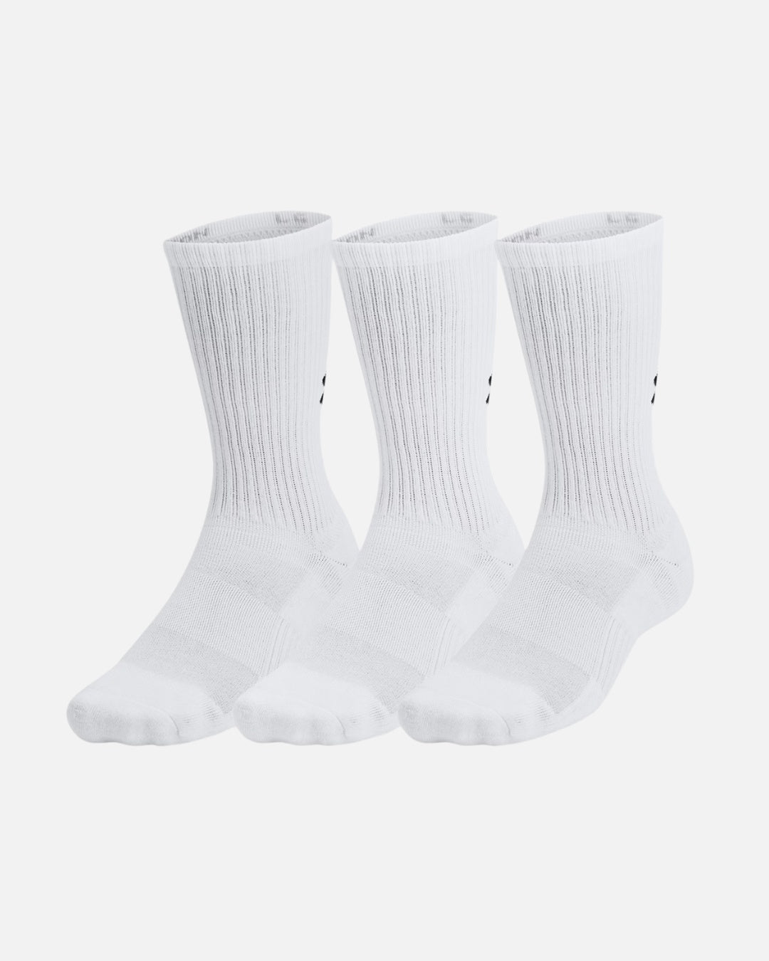 Pack de 3 paires des chaussettes longues Under Armour - Blanc