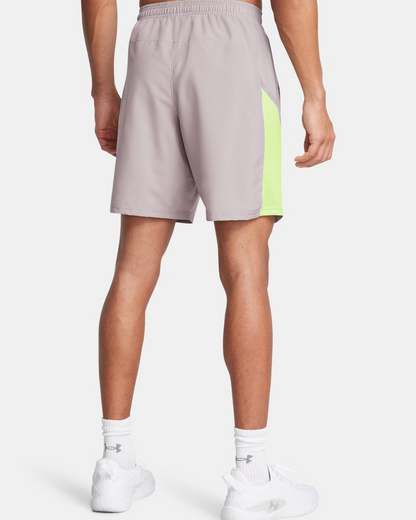 Short Under Armour Running Tech Utility - Gris/Jaune