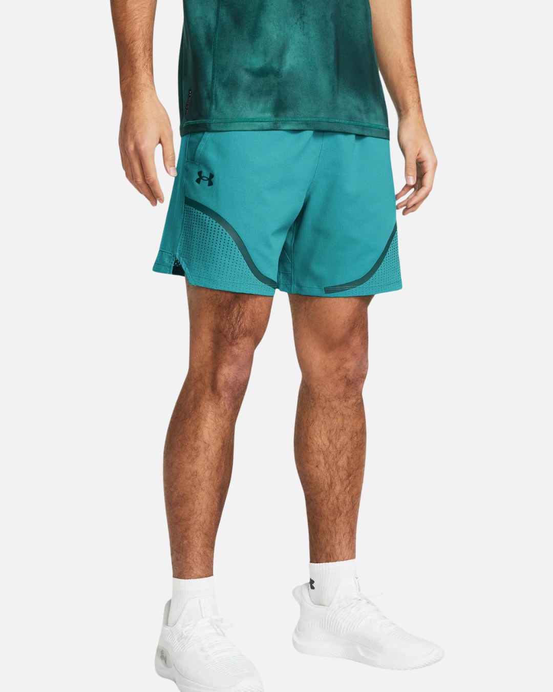 Short Under Armour Vanish Woven Graphic 6 - Bleu/Vert
