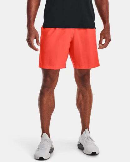 Short Under Armour Woven Graphic - Orange/Noir