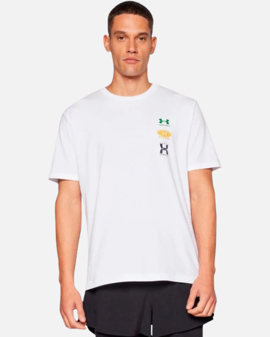 T-shirt Under Armour Evol Logo - Blanc