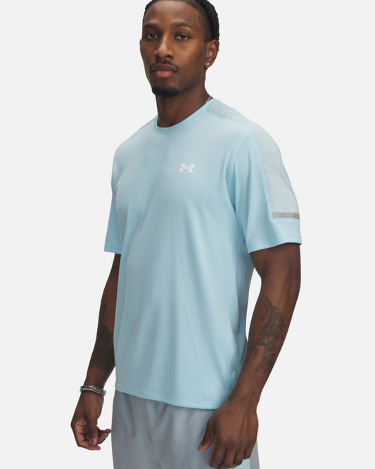 T-shirt Under Armour Tech Utility Sleeve - Bleu