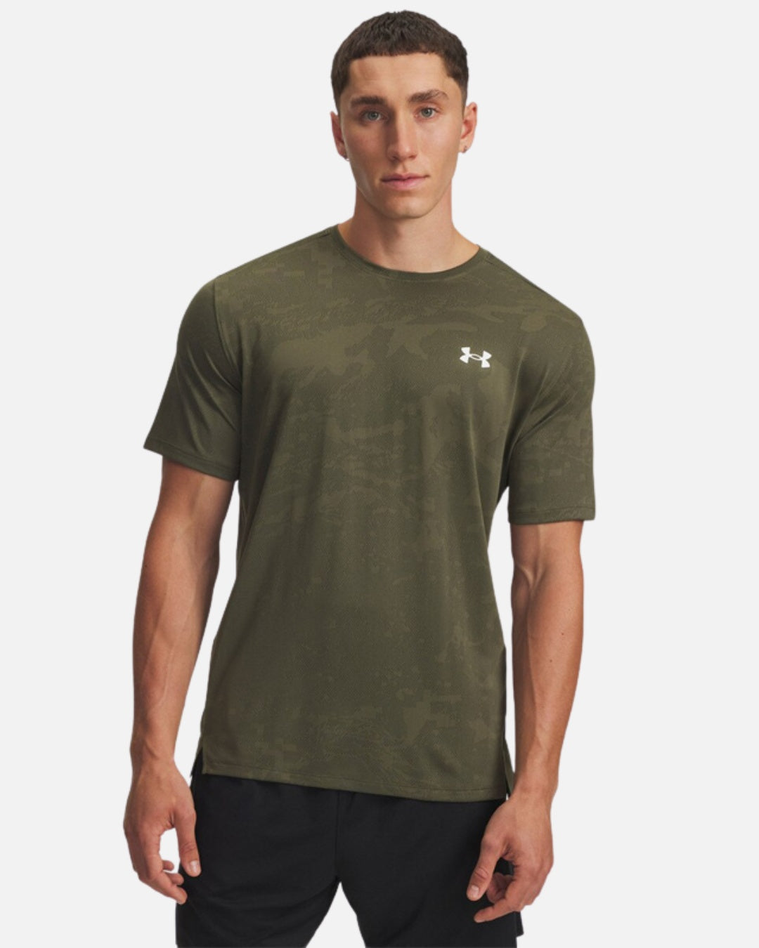 T-shirt Under Armour Tech Vent Jacquard - Kaki