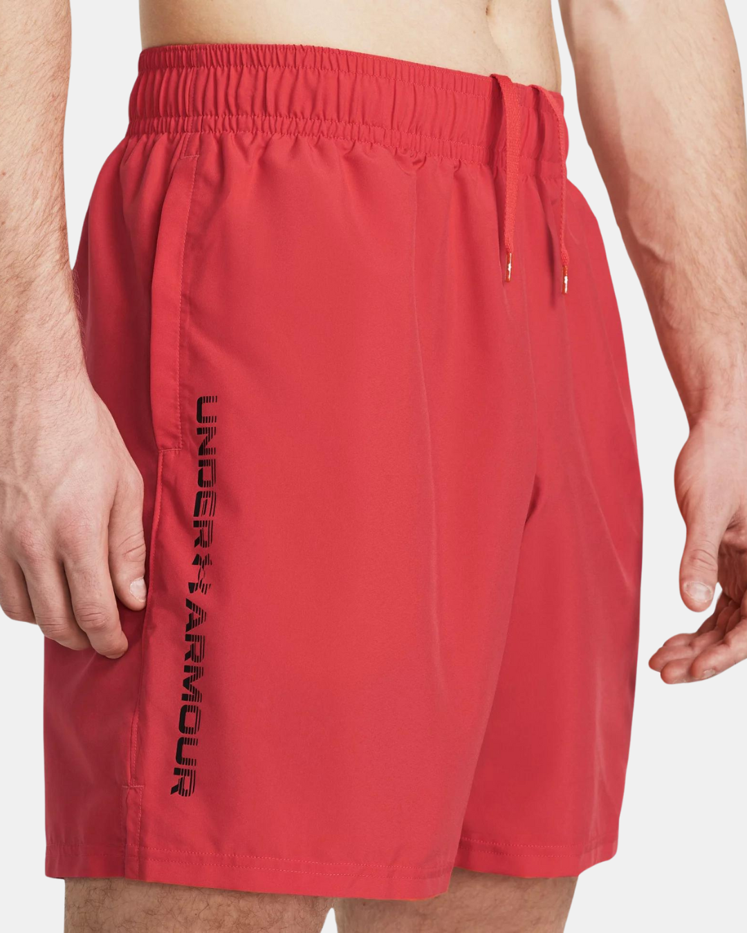 Short Under Armour Woven Wordmark - Rouge
