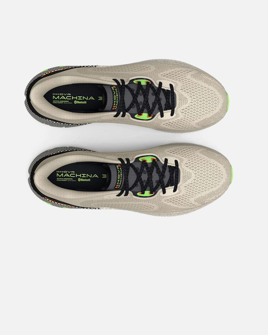 Under Armour UA HOVR Machina 3 - Beige/Noir/Vert