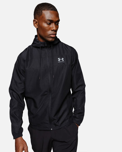 Veste à capuche Under Armour Running Windbreaker - Noir