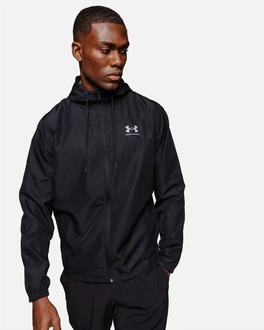 Veste à capuche Under Armour Running Windbreaker - Noir