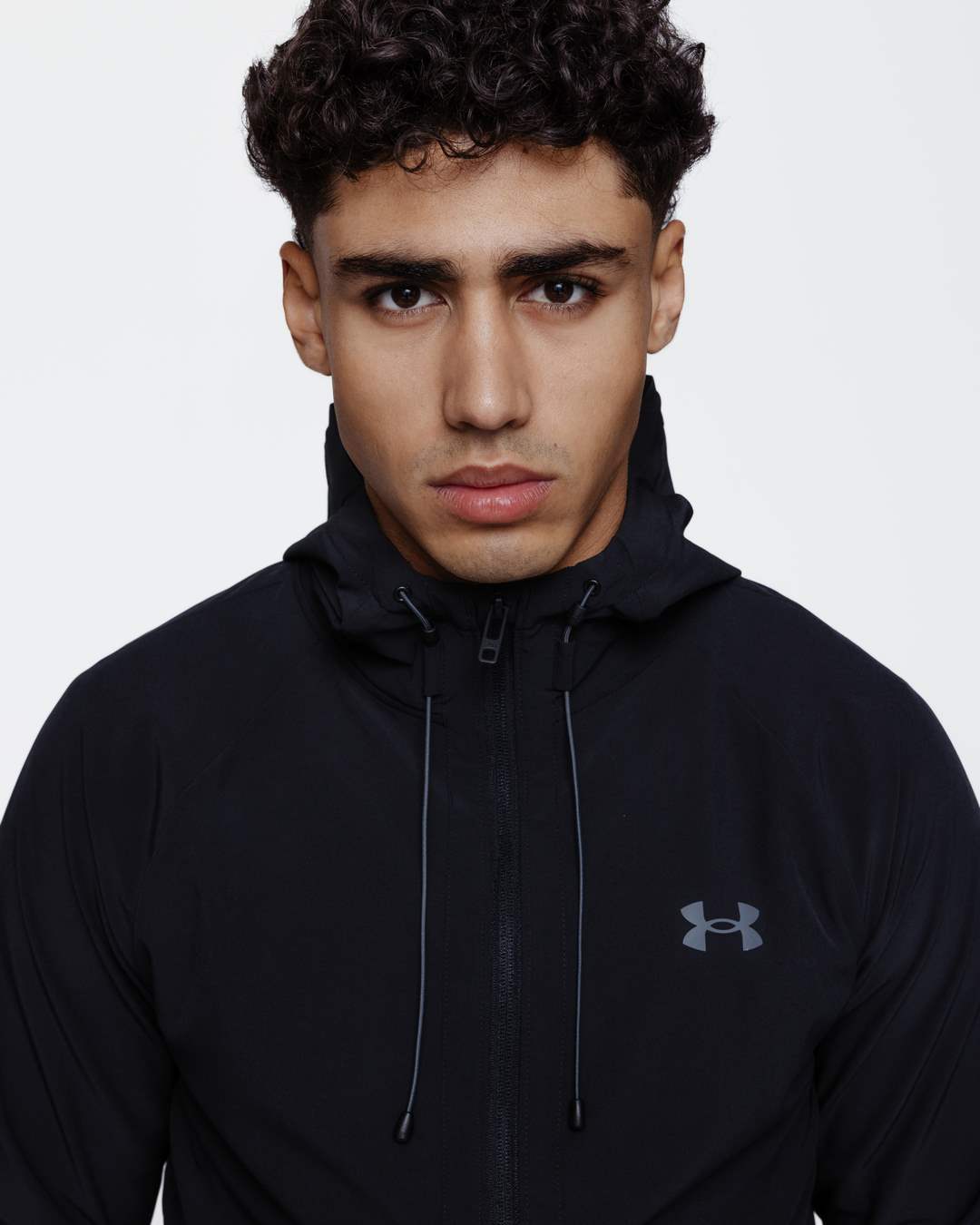 Veste Coupe-Vent Under Armour Running Stretch Woven - Noir