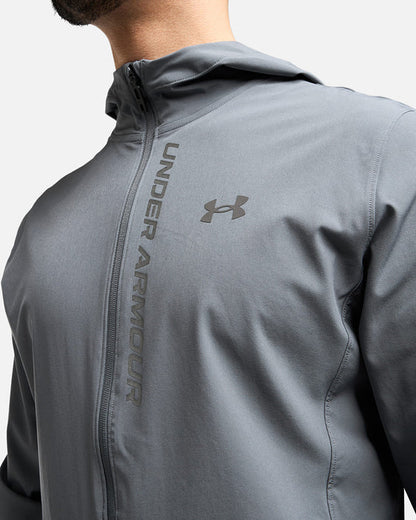 Veste de survêtement Under Armour Running Outrun The Storm - Gris