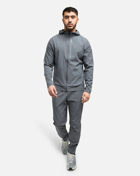 Veste de survêtement Under Armour Running Outrun The Storm - Gris