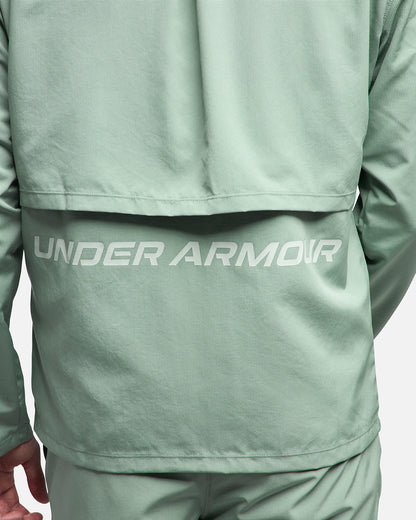 Veste Under Armour Running Launch - Vert Pastel