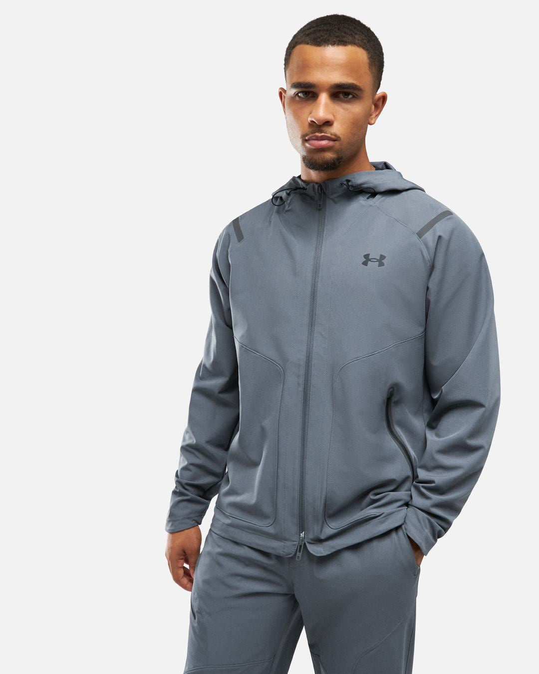 Veste Under Armour Running Unstoppable Left Chest - Gris