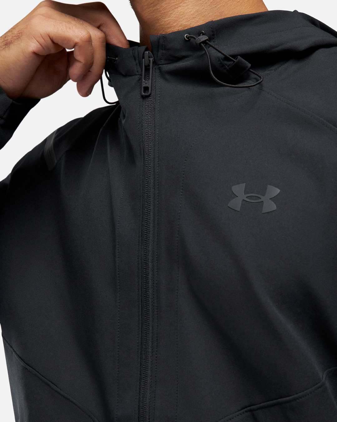 Veste Under Armour Running Unstoppable Left Chest - Noir
